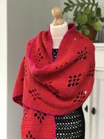 Haakpakket byClaire ajoursjaal - thumbnail