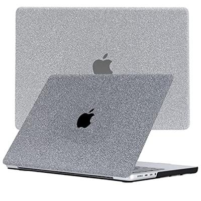 Lunso MacBook Pro 14 inch (2021-2026) cover hoes - case - Glitter Zilver