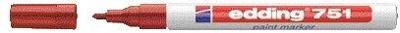 Paintmarker edding 751 oliebasis 1-2mm pastel rood | 10 stuks
