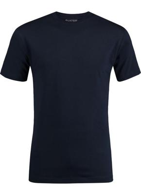 Slater Basic T-Shirt O neck Navy Blue Two Pack (art 2510)