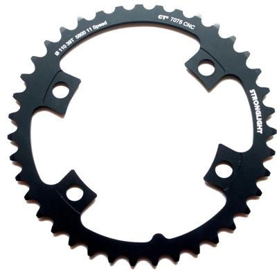 Stronglight kettingblad mod. 17 chain ring strongl. 36t inner alu black