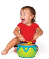 Super trommel BUKI meerkleurig - thumbnail