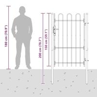 Hekpoort Grijs 100 x 150 cm Poedercoated staal - thumbnail