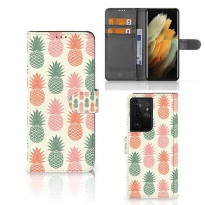 Samsung Galaxy S21 Ultra | Book Cover | Ananas