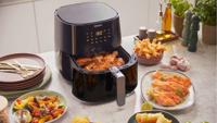 Philips HD9280/70 Airfryer XL 6.2L 2000W Zwart/Zilver - thumbnail
