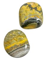Indonesische Jaspis Bumblebee Half-edelsteen Handgepolijste Sculptuur - thumbnail