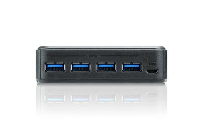 ATEN US234 USB 3.0 (3.1 Gen 1) Type-B 5000Mbit/s Zwart