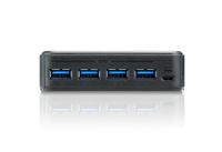ATEN US234 USB 3.0 (3.1 Gen 1) Type-B 5000Mbit/s Zwart - thumbnail