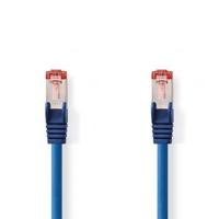 CAT6 S/FTP-Netwerkkabel | RJ45 Male - RJ45 Male | 0,25 m | Blauw - thumbnail