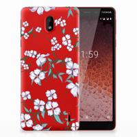 Nokia 1 Plus Uniek TPU Case Blossom White - thumbnail