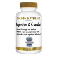 Golden Naturals Magnesium & crampbark 60 Tabletten - thumbnail