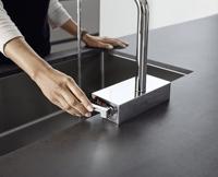 Hansgrohe Aquno Select M81 ééngreeps keukenkraan 250, uittrekbare uitloop, 2jet, chroom - thumbnail