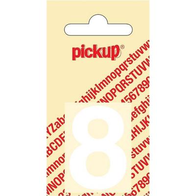 Plakcijfer Helvetica 40 mm Sticker witte cijfer 8 Pickup - Pickup Plakcijfer Helvetica 40 mm Sticker witte cijfer 8 Pickup - Pickup