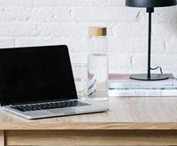 Fles Andrea House ms70099 Glas Bamboe 1 L - thumbnail