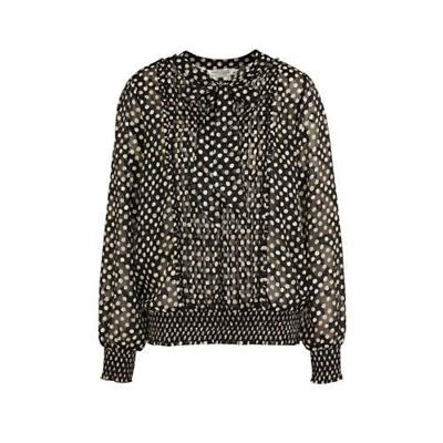 Summum woman Dames Blouses in Polyester (Zwart)