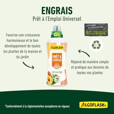 Universele meststof - ALGOFLASH - Gebruiksklaar - 1 L - UAB