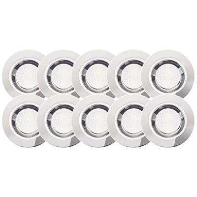 Brilliant G03093/82 Cosa 30 LED-inbouwlamp Set van 10 stuks LED LED vast ingebouwd 1.5 W RVS