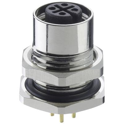 Lutronic 1221 12 T9CP Sensor/actuator inbouwconnector M12 Aantal polen (sensoren): 12 Bus, inbouw 1 stuk(s)