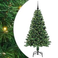 VidaXL Kunstkerstboom groen 150 cm pvc en staal en kunststof - thumbnail