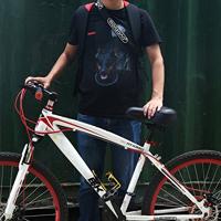 Fietsslot 90cm met cijfercode en sterke ketting - thumbnail