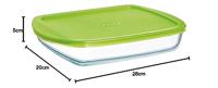 Pyrex Cook&store 1,7l 28x20cm Schaal Met Deksel Deksel - thumbnail