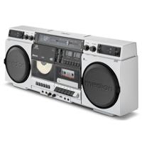Ghetto Blaster - MEDION - Vintage - DAB+ - CD/Cassette/USB/MP3 - 2x10W RMS - Zilver - thumbnail
