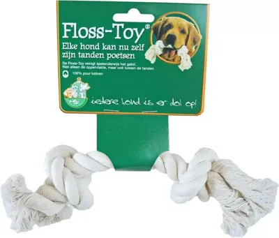 Floss-toy wit klein Speelplezier-hond Gebr. de Boon - Gebr de boon Floss-toy wit klein Speelplezier-hond Gebr. de Boon - Gebr de boon