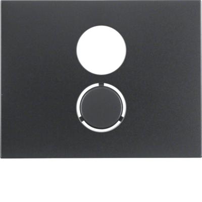 Berker K.1 centraalstuk voor antennecontactdoos antraciet gelakt