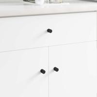 Kastknoppen 12 pcs Zwart M4 x 12 mm IJzer - thumbnail