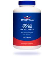 OrthoVitaal Visolie 500mg EPA 18% DHA 12% 240 Softgels - thumbnail