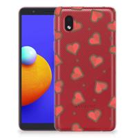 Samsung Galaxy A01 Core | TPU bumper | Hearts - thumbnail