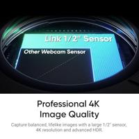 Insta360 Link 2 4K webcam zwart - thumbnail