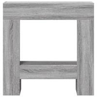 Haardombouw 81x18x82 cm bewerkt hout grijs sonoma eikenkleur - thumbnail