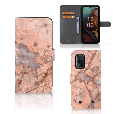 Nokia XR21 | Bookcase | Marmer Oranje Nokia XR21 | Bookcase | Marmer Oranje