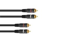 OMNITRONIC RCA Cable 2x2 0.9m - thumbnail