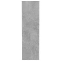 Wandschoenenkast 80x18x60 cm bewerkt hout betongrijs - thumbnail