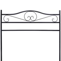 VidaXL Kledingrek staal zwart - thumbnail