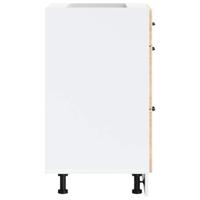 Keuken onderkast Kalmar bewerkt hout sonoma eikenkleurig - thumbnail