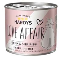 Hardys Love Affair kip met garnalen natvoer kat (blik) 12 x 200 g - thumbnail