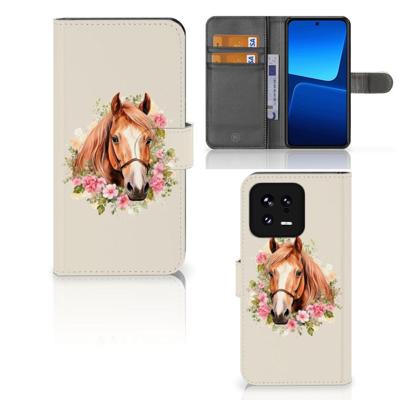 Telefoonhoesje | Met pasjeshouder | voor Xiaomi 13 Paard Telefoonhoesje | Met pasjeshouder | voor Xiaomi 13 Paard