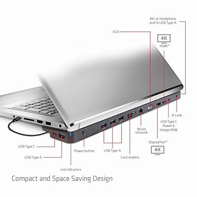 club3D 4K ChargingDock USB-C USB-C dockingstation Geschikt voor merk (dockingstation): Club 3D USB-C Power Delivery