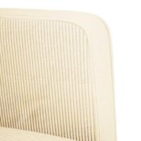 Fauteuil met armleuningen 54 cm corduroy stof crmekleurig - thumbnail