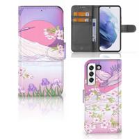 Samsung Galaxy S22 | Telefoonhoesje | Met pasjeshouder | Bird Flying - thumbnail