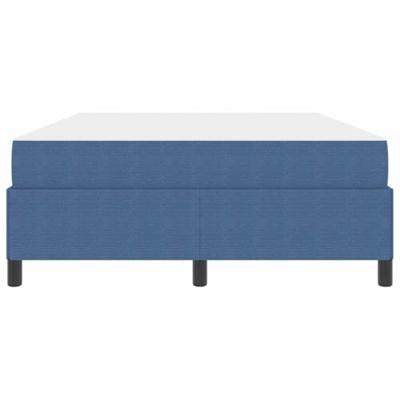 Bedframe met matras Blauw 140 x 190 cm Stof