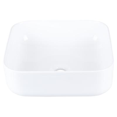 Waskom Differnz Guido Vierkant 39x39x14.5 cm Keramiek Wit Waskom Differnz Guido Vierkant 39x39x14.5 cm Keramiek Wit