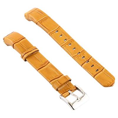 Lederen bandje Fitbit Alta - Lichtbruin Crocodile Lederen bandje Fitbit Alta - Lichtbruin Crocodile