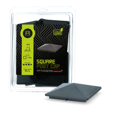 ZoneGuard Vierkant paalkapje 75 mm