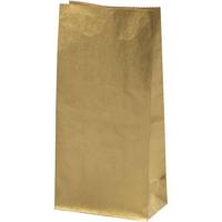 Creativ Company Papieren zakken, h: 22.5 cm, afm 6,5x11 cm, 50 gr, goud, 10 stuk/ 1 doos - thumbnail