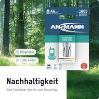 Ansmann DECT maxE HR06 Oplaadbare AA batterij (penlite) NiMH 800 mAh 1.2 V 2 stuk(s) - thumbnail