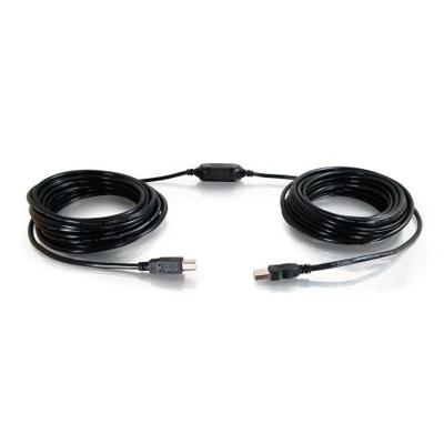 C2G Legrand USB Long Extension Cable, USB A to B Cable, Black Plug and Play Cable, 12 Meters (39.36 Feet) USB Extension Cable, 1 Count, C2G 38998 C2G Legrand USB Long Extension Cable, USB A to B Cable, Black Plug and Play Cable, 12 Meters (39.36 Feet) USB Extension Cable, 1 Count, C2G 38998